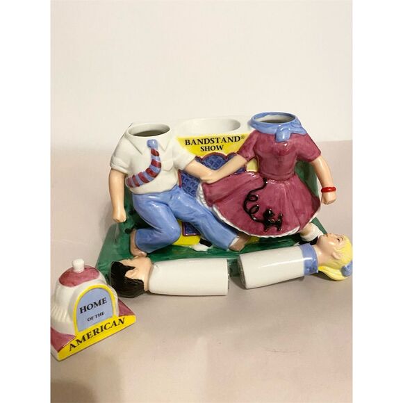 Fitz and Floyd 1996 American Bandstand Novelty Salt & Pepper Shakers - Picture 4 of 6